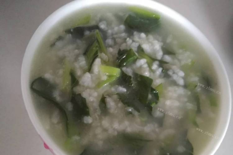 青菜粳米粥简单又美味