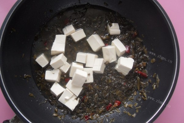 一道咸菜煮豆腐，传递浓厚的乡情第十步