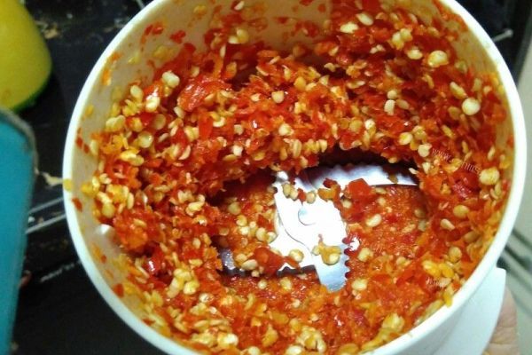 超级下饭的辣椒酱制作方法第六步