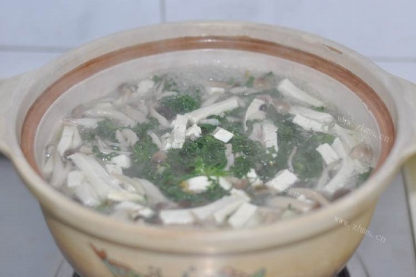 珍珠翡翠白玉汤，清淡且营养高第七步