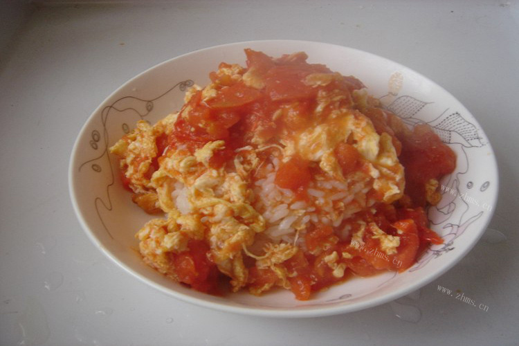 西红柿蛋浇饭做法超简单，懒人的福利