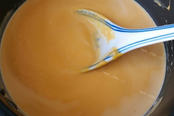奶油南瓜，寒冷的冬日，赶快来上这一碗暖身热饮第十步