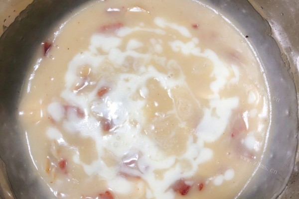 蘑菇奶油汤，奶香浓郁，好喝不腻第九步