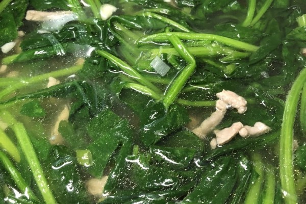 菠菜粉丝汤，用最简单的做法诠释食材本味第八步