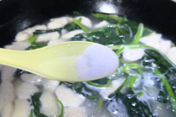 粉丝菠菜鱼丸汤，带你细品食材的原滋原味第九步