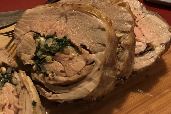 松子菠菜羊肉——漂亮的色泽绝妙的口感第十一步