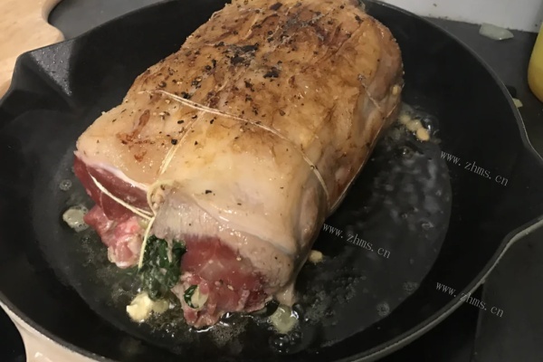 松子菠菜羊肉——漂亮的色泽绝妙的口感第九步