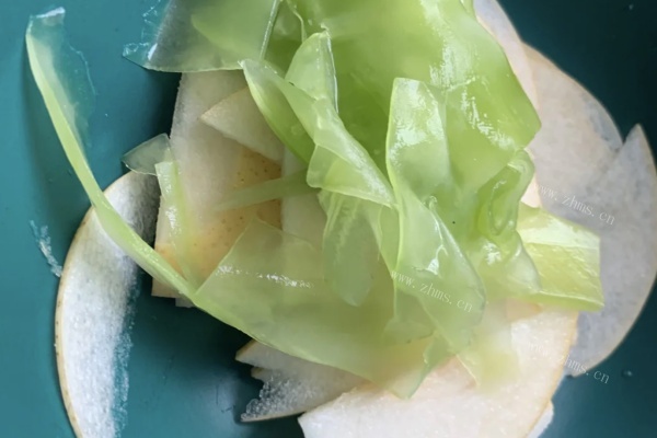 雪梨沙拉莴苣——清新营养好美味第五步