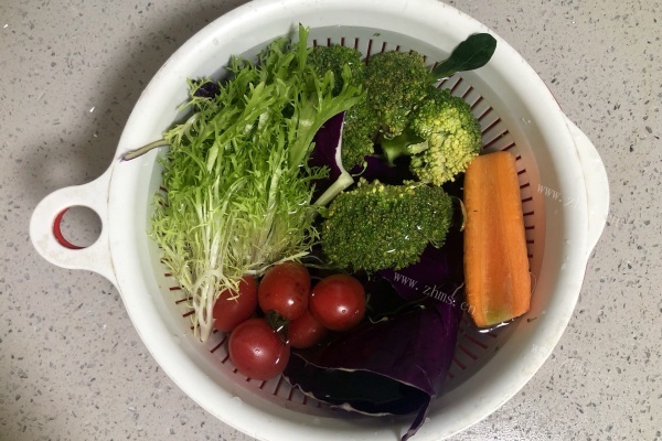 缤纷多彩——蔬菜沙拉第一步