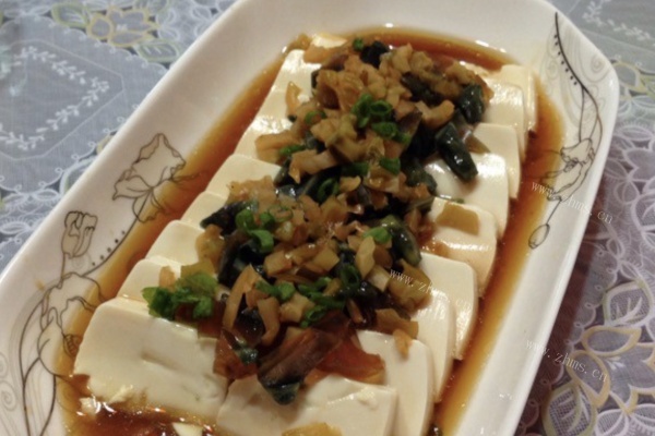 榨菜豆腐松花蛋，咸香的榨菜与香软的豆腐的奇妙邂逅第九步
