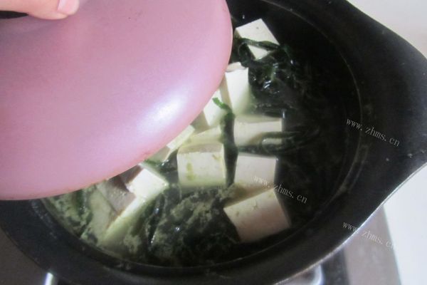 海带冻豆腐汤，清清淡淡暖暖胃第八步