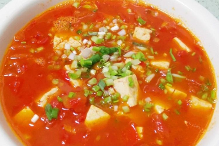 西红柿炖豆腐，每一口绵软多汁