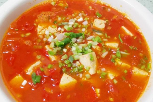 西红柿炖豆腐，每一口绵软多汁第九步