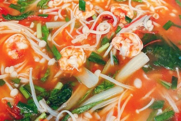 番茄虾仁蔬菜汤，带你随时享受生活第十一步